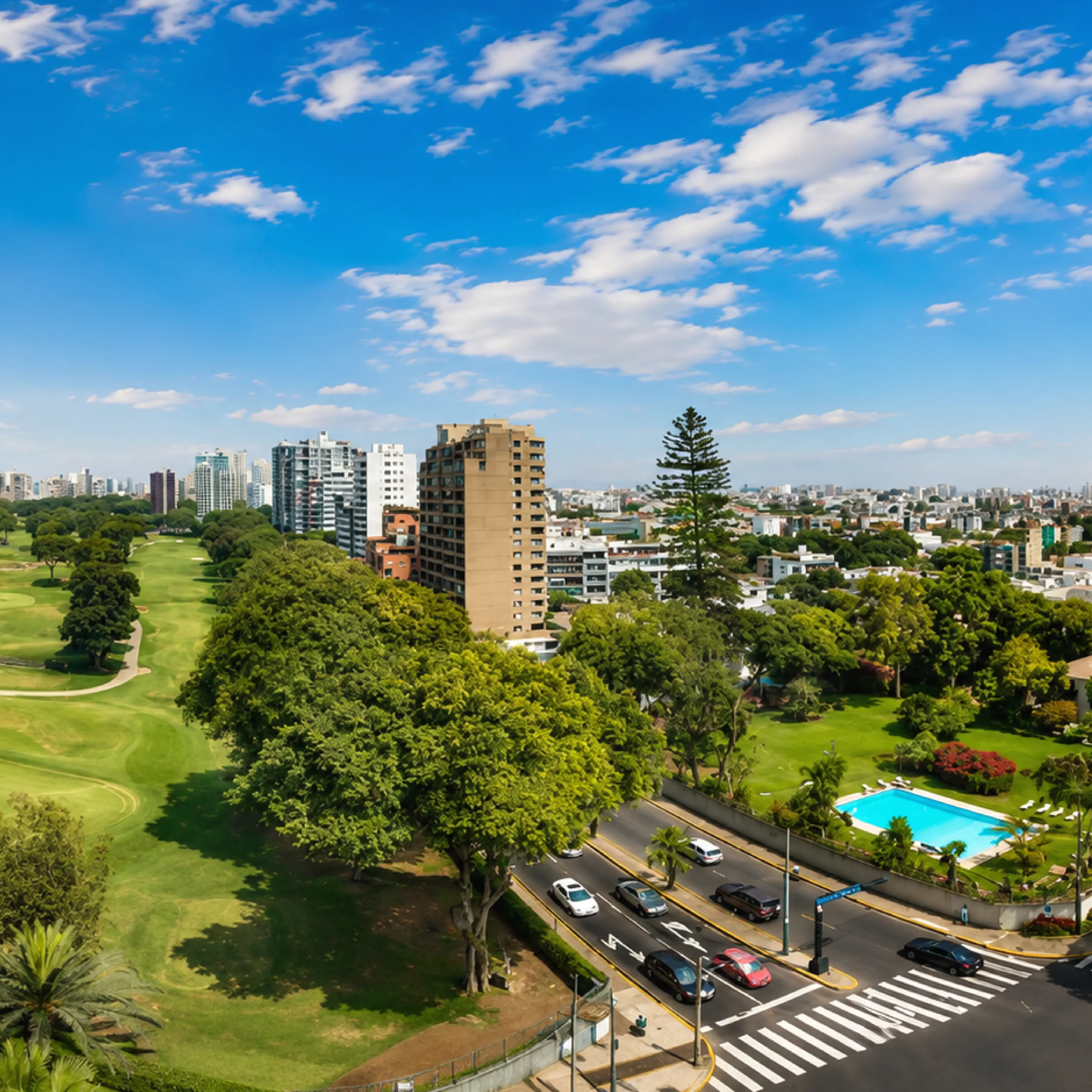 Vista aérea de San Isidro